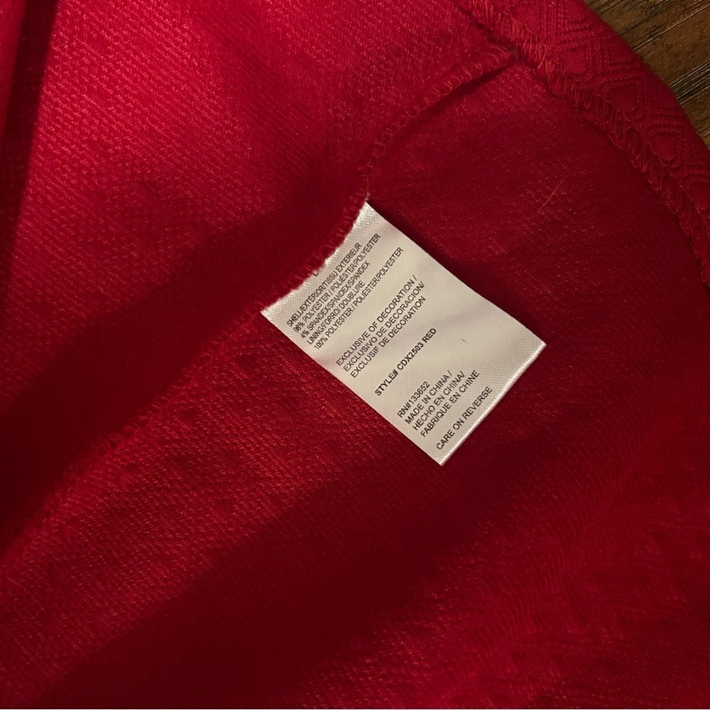 Purple Rose Girl’s Red Pea Coat - Picture 10 of 12